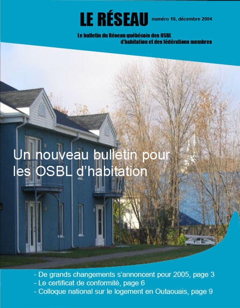 Bulletin Le réseau no. 10 - Hiver 2004