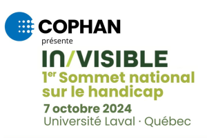 Visuel du 1er Sommet national sur le handicap