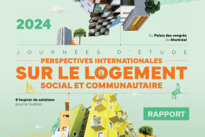 Visuel de couverture du rapport des Journées d'étude sur le logement social et communautaire