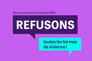 Détail de l'affiche des 12 jours contre les violences faites aux femmes 2024