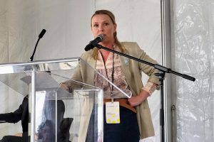 Nancy Croussette lors de la session «S’adapter aux besoins des personnes aînées» - Sommet de l'économie sociale 2025